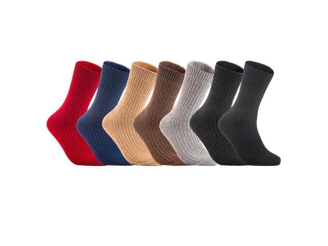 Photos - Other Jewellery Lian LifeStyle Gorgeous Big Girl's Women's 4 Pairs Wool Blend Crew Socks.D