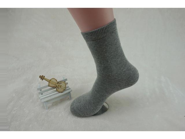 Lian LifeStyle Men's 1 Pair Great Activewear Wool Crew Socks High Performance & Extra Comfortable Size 6-9 (Blue)