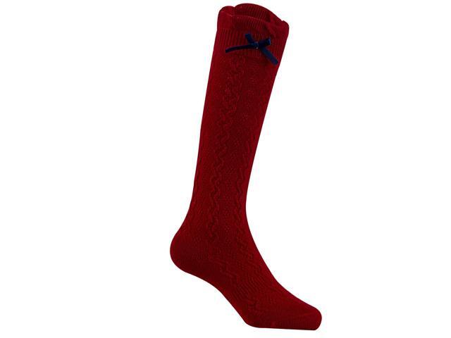 Lian LifeStyle 6 Pairs Cute Knee High Cotton Socks for Girls. Breathable, Warm, Perfect for Mobility & Athletic Toddlers JH0507 Size 1Y-2Y(Assorted)