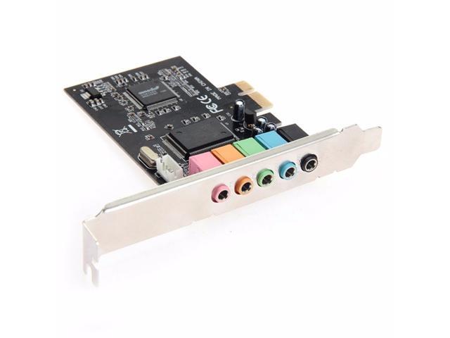 En-Labs PCIe Sound Card, 5.1 Internal Sound Card for PC Windows 10 w/ Low Profile Bracket, 3D Stereo PCI-e Audio Card, CMI8738 Chip 32/64 Bit Sound...
