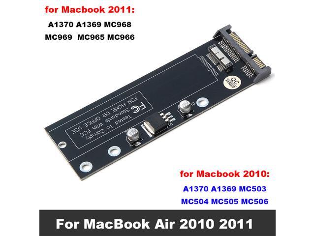 SATA to Macbook SSD Adpater Converter for Macbook Air 2010 2011 6+12Pin SSD to SATA 22pin Bridge Card Board