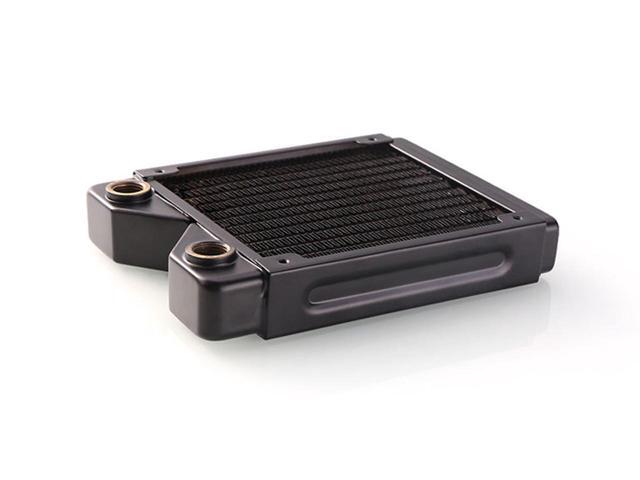 120mm Water Cooling Radiator, 12 Tubes Copper Water Cooler for Computer CPU Heat Sink - Liquid Heat Exchanger Dual G1/4 Thread, 1.06 inch...
