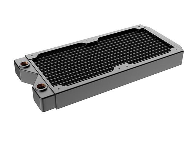 240mm Water Cooling Radiator, 12 Tubes Copper Water Cooler for Computer CPU Heat Sink - Liquid Heat Exchanger Dual G1/4 Thread, 1.06 inch...
