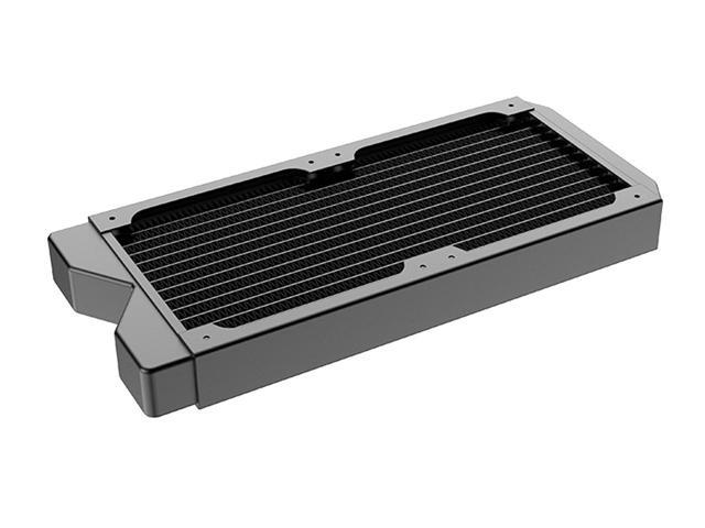 240mm Water Cooling Radiator, 12 Tubes Copper Water Cooler for Computer CPU Heat Sink - Liquid Heat Exchanger Dual G1/4 Thread, 1.06 inch...