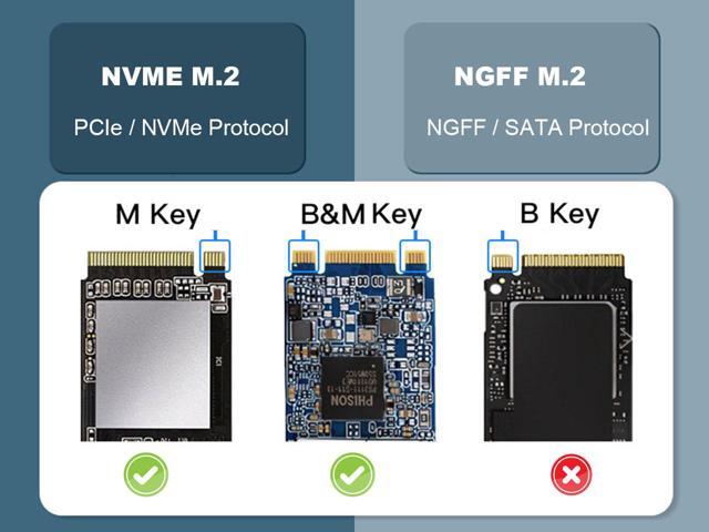 EN-Labs M.2NVMe & NGFF Duplicator Cloner Docking Station Dual-Bay 20Gbps USB C to PCIe M Key / SATA-based B+M Key NGFF SSD Dock Enclosure,Supports...