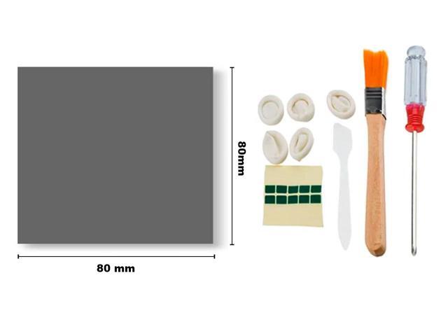 PTM7950 80x80x0.2mm Phase Change Material Thermal Pad, 8.5W/mK High Conductivity Silicone Grease Thermal Paste for PS5 Steam Deck CPU GPU SSD M.2...
