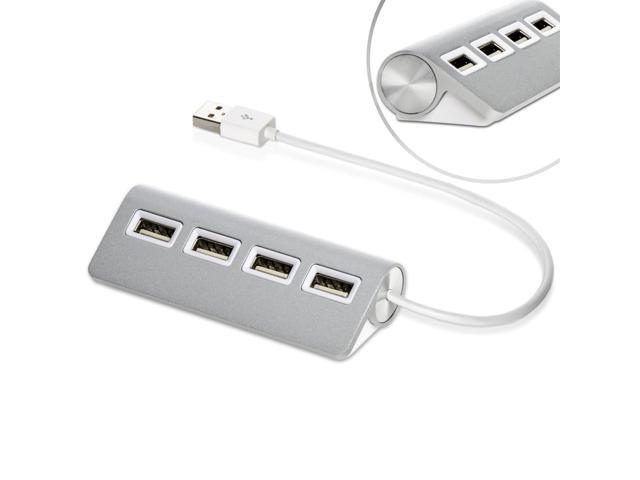 High Speed 480Mbps 4 Port USB 2.0 Hub, USB Splitter Adapter Port For Laptop PC Computer Peripherals Accessories