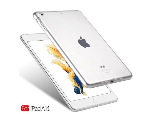 iPad Air Case,Flexible Soft Transparent TPU Rubber Back Cover for iPad Air 1 / iPad 5 Air (Not Compatible with iPad Air 2)