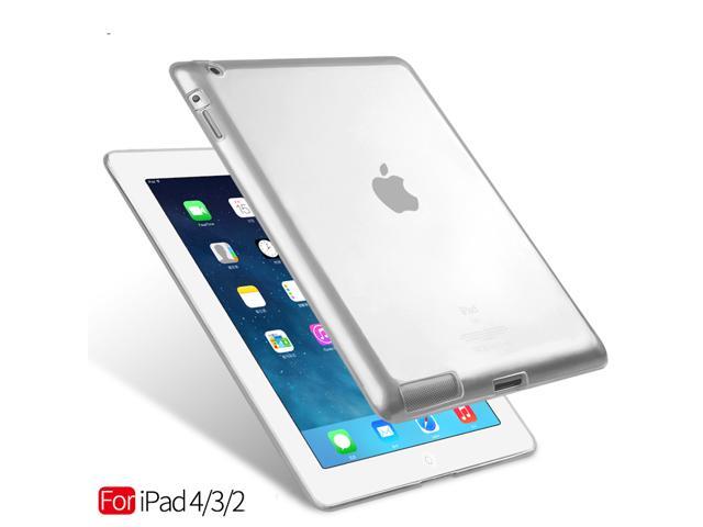 iPad 2 Case,IPad 3 Case,iPad 4 Case,Clear Soft TPU Transparent Gel Silicone Bumper Tab Case Skin Cover for Apple iPad 2 / 3 / 4 9.7'