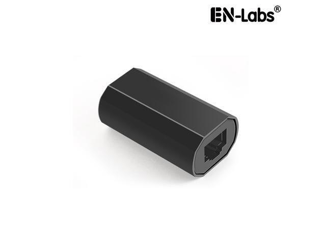 EnLabs Ethernet Network RJ45 Coupler,Cat7/Cat6/Cat5e Ethernet Cable Shielded Extender Adapter Female to Female w/ Thunder & Lightning Protection