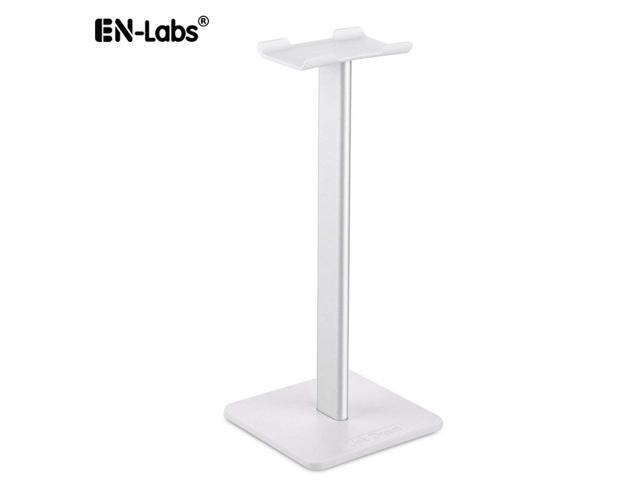 EnLabs Headphone Stand/Holder,Universal Aluminum Gaming Earphone Mount,Headset Showing Display Stand Hanger for All Headphone Size -White
