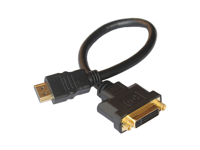 EnLabs HD2DVIF30CM HDMI-compatible to DVI 24+5 Cable Adapter HDMI-compatible Male to DVI-D/ DVI-I Female M-F Converter Adaptor Support 1080P for...