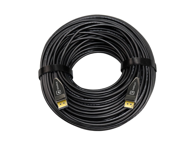 EnLabs AOCDP8K5M Fiber Optic AOC Cable DisplayPort-compatible 8K@60HZ 4K@144Hz Male to Male Cable - Black - 16.4ft