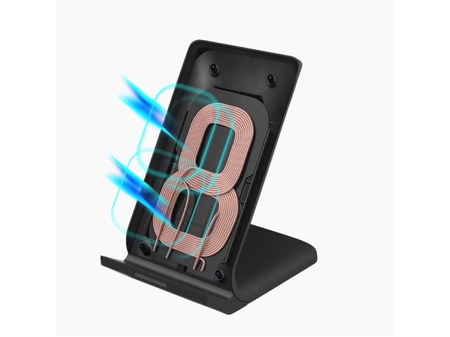 Enlabs WLCHQ700 Fast Wireless Charger Qi Wireless Charging Stand Holder -7.5W for iPhone X/8/8 Plus, 10W for Samsung Galaxy S9/S9 Plus/Note 8/S8,...