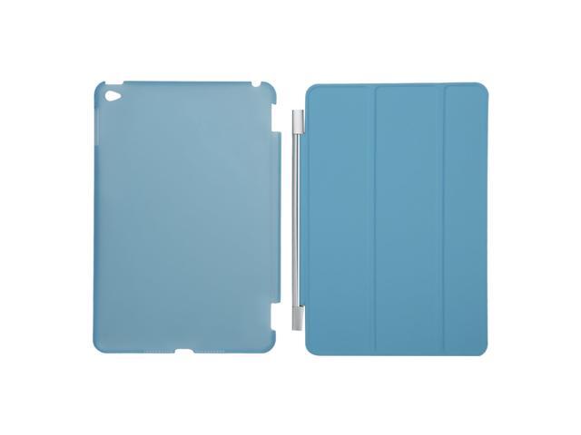 Case for iPad Mini 4 7.9'Ultra Slim Smart Cover Case 3 Folding Stand Auto Sleep/Wake w/ Matte Back Cover for Apple iPad 4 -Blue