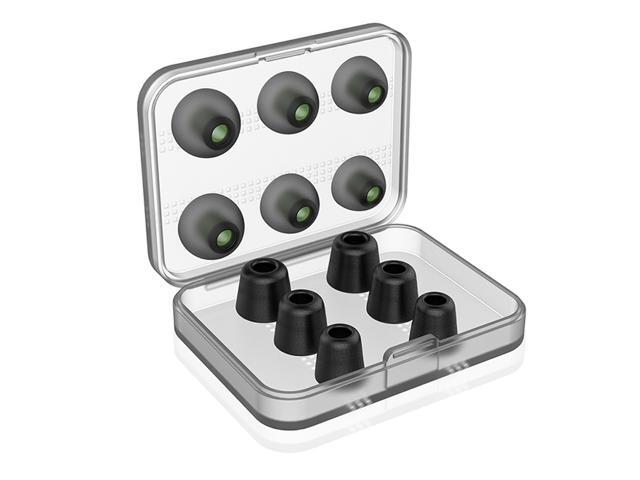 Memory Foam Earphone Tips Replacement Earbud Tips Blocking Out Ambient Noise Inner 5mm for Gaming Earphone In Ear w/ 5mm-7mm Tips (6 Pairs,S/M/L 2...