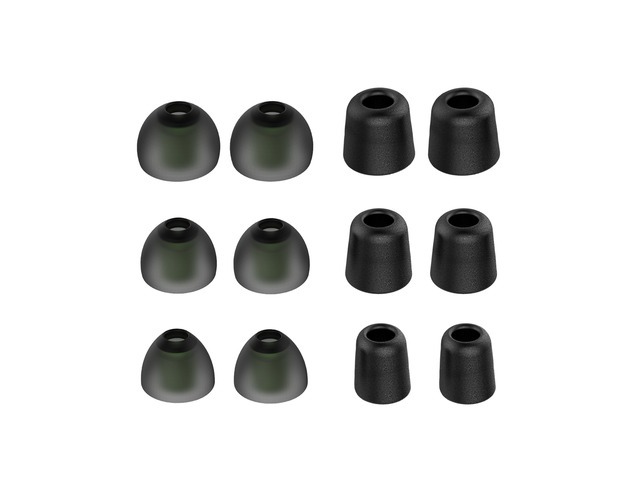Memory Foam Earphone Tips Replacement Earbud Tips Blocking Out Ambient Noise Inner 5mm for Gaming Earphone In Ear w/ 5mm-7mm Tips (6 Pairs,S/M/L 2...