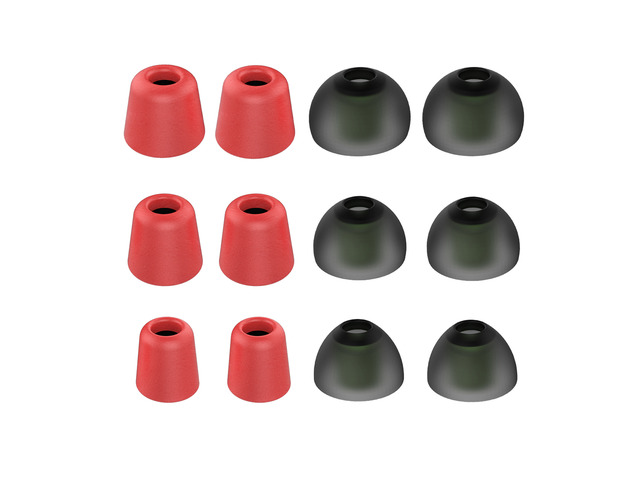 Memory Foam Earphone Tips Replacement Earbud Tips Blocking Out Ambient Noise Inner 5mm for Gaming Earphone In Ear w/ 5mm-7mm Tips (6 Pairs,S/M/L 2...