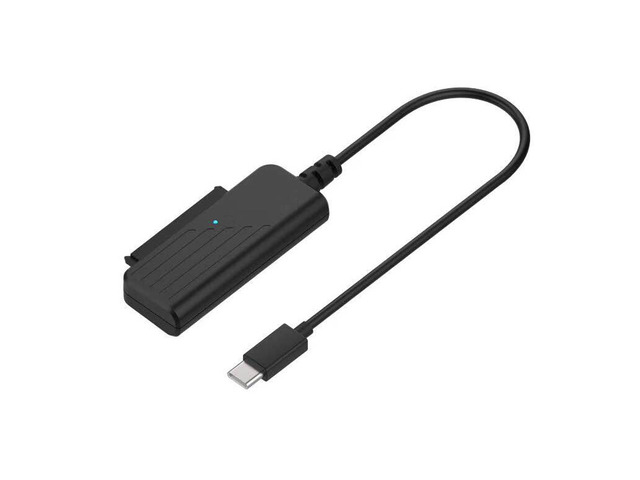 2.5 HDD SSD SATA to USB 3.0 USB Type C Adpater Cable USBC 3.1 SATA 6Gbps Harddrive Cable External Hard Drive Converter for Laptop