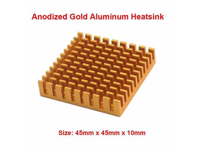 Aluminum Fin Heatsink 45x45x10mm Electronic Chip Cooling Radiator Heat sink Cooler for Hard Drive Disk HDD, Graphics Video Card