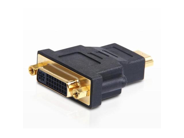 Gold Plated HDMI Male to DVI-1(24+1) Female Digital Video Adapter for Graphics Vidoe Card, Monitor, DVD, Laptop, HDTV, Projector, HDMI to DVI 1080p.