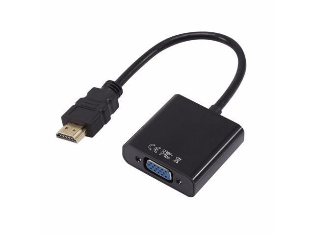HDMI-compatible to VGA Video Active DAC Adapter Converter for Raspberry Pi / HD monitors / projectors - Full HD 1080P HDTV HDMI-compatible to VGA