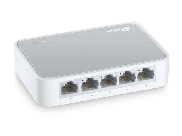 TP-Link TL-SF1005D 5-Port Fast Ethernet 10/100Mbps Unmanaged Desktop Switch
