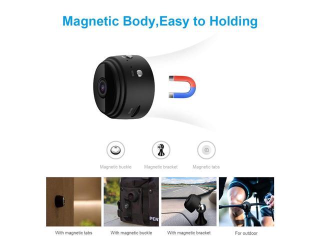 Mini Spy Camera WiFi Hidden Camera AOBO Wireless HD 1080P Indoor Home Small Spy Cam Security Cameras/Nanny Cam Built-in Battery with Motion...