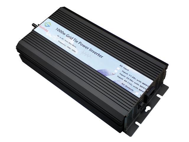 Solinba 1000w on grid tie pure sine wave power inverter DC46-114v to AC 90-130v, 46-65Hz, USA plug, black color
