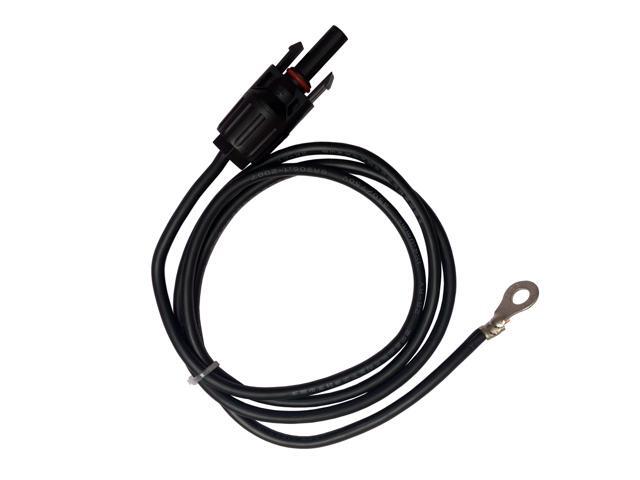 Solinba Solar Panel Extension Cable Adaptor 1 pairs of M/F MC4 Connector + 2pcs Copper Terminals 3m length