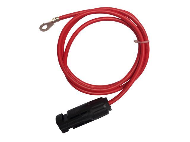 Solinba Solar Panel Extension Cable Adaptor 1 pairs of M/F MC4 Connector + 2pcs Copper Terminals 3m length