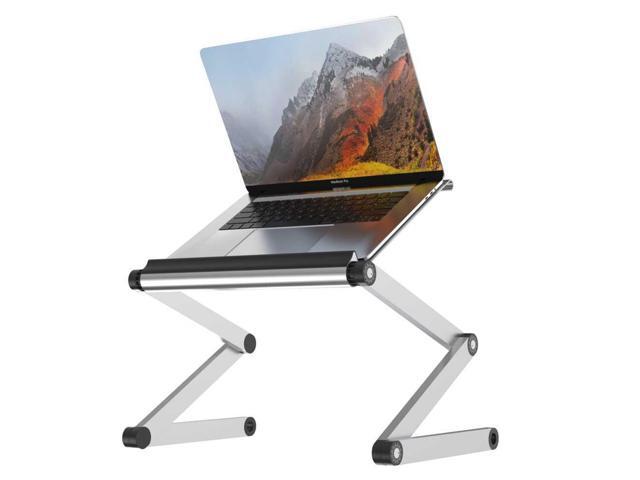 Adjustable Book Holder and Laptop Stand - Portable Aluminum Book Stand for Textbooks, Cookbooks, Recipe Books, and Tablets
