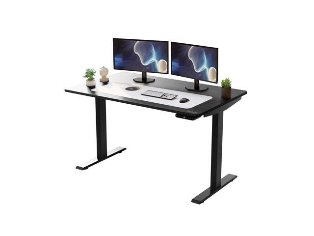Rise UP Electric Standing Desk adjustable height desk 27-47' dual motor one piece 48x30' bamboo desktop height adjustable desk adjustable standing...