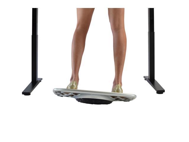 BASE+ Standing Desk Balance Board - Balance Board Standing Desk Safe Easy to Use Non-Distracting Bamboo Aluminum Balance Boards Stay Active While.