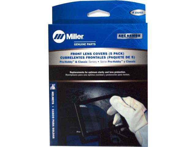 MILLER ELECTRIC 231411 ArcArmor (R) Lens Cover, 4-1/2 X 3-5/8, PK5