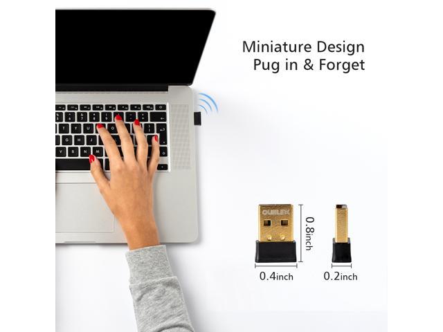 600Mbps USB WiFi Adapter, Mini Nano USB Wireless Adapter Daul Band 2.4GHz/5GHz 433Mbps 802.11 ac/a/b/g/n Wireless Adapter for Desktop/Laptop/PC,...