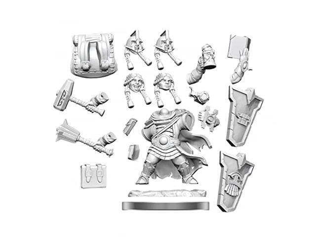 75010 D & D Frameworks W1: Dwarf Cleric Female Miniature WizKids