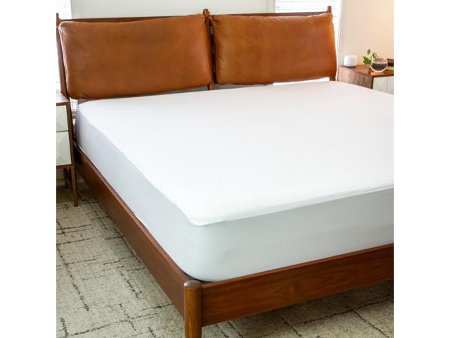 Capri Comfortable Sleep Premium Fitted 100% Waterproof-Hypoallergenic Vinyl Free Mattress Protector - Breathable Fabric Surface, Full
