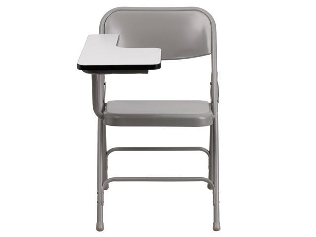 Photos - Chair Flash Furniture HF-309AST-RT-GG Premium Steel Folding  with Right Han 