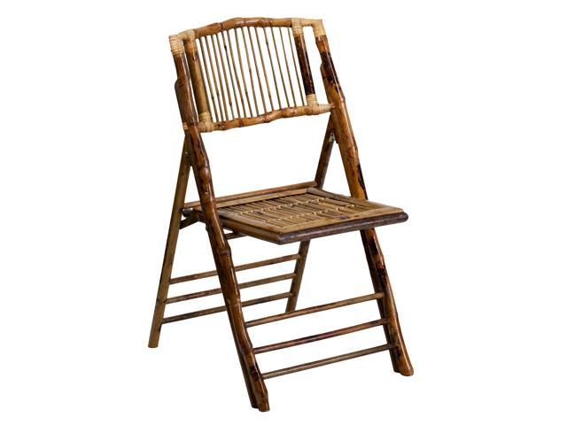 Photos - Chair Flash Furniture American Champion Bamboo Folding  X-62111-BAM-GG 