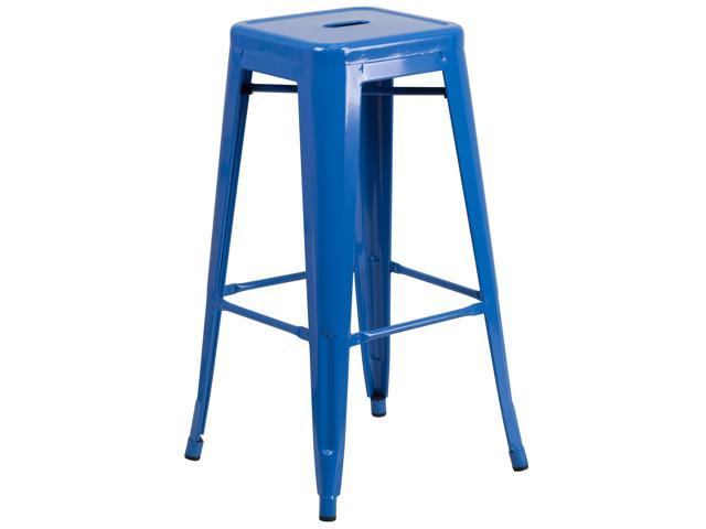 Photos - Garden Furniture Flash Furniture Jameson 30 in. Metal Bar Stool CH-31320-30-BL-GG 