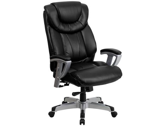 Photos - Computer Chair Flash Furniture HERCULES Series Big & Tall 400 lb. Rated Black LeatherSoft Executive Ergon 