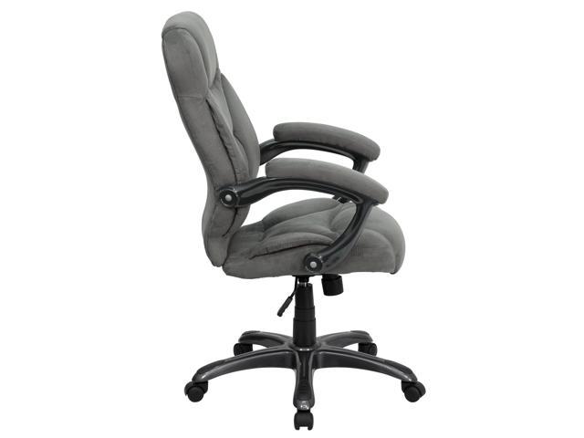 Photos - Computer Chair Flash Furniture High Back Gray Microfiber Contemporary Executive Swivel Ergonomic Office C 