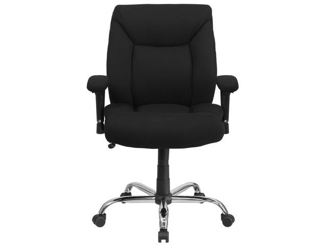 Photos - Computer Chair Flash Furniture HERCULES Series Big & Tall 400 lb. Rated Black Fabric Deep Tufted Swivel E 