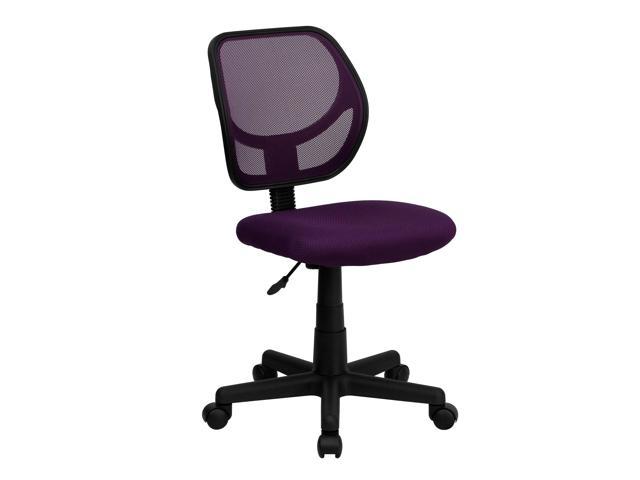 Photos - Computer Chair Flash Furniture Low Back Purple Mesh Swivel Task Office Chair 847254006811 
