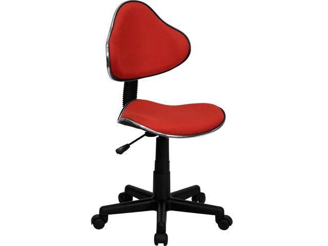 Photos - Computer Chair Flash Furniture Red Fabric Ergonomic Swivel Task Chair BT-699-RED-GG 