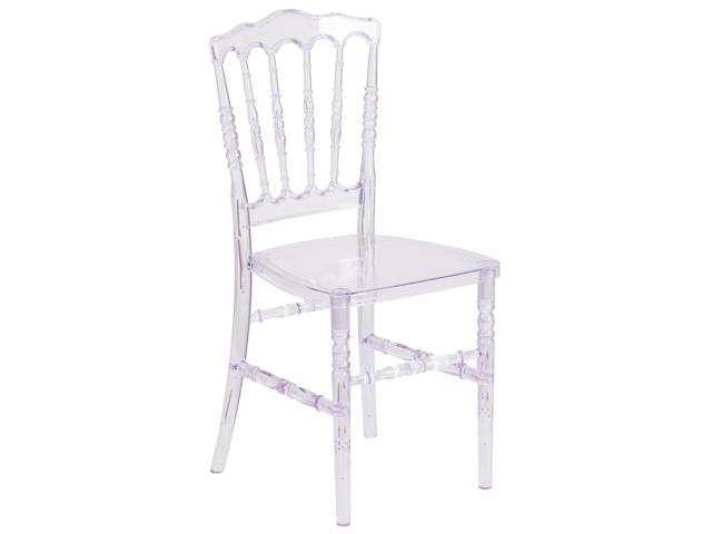 Photos - Chair Flash Furniture Flash Elegance Crystal Ice Napoleon Stacking  889142087519 