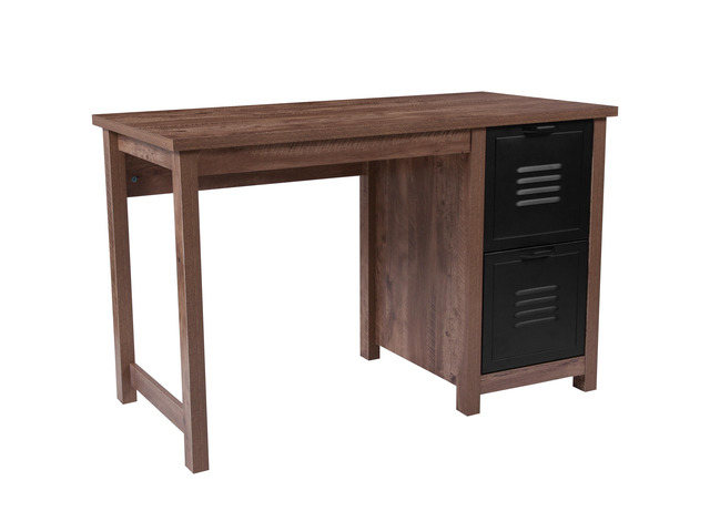 Flash Furniture New Lancaster Collection 47' Computer Desk Crosscut Oak (NANJN21736T)