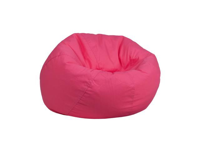 Photos - Chair Flash Furniture Small Solid Hot Pink Bean Bag  for Kids and Teens 889142194378 