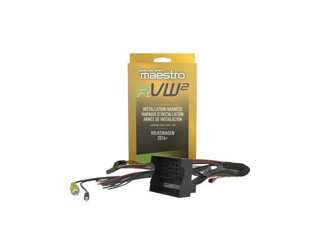 Maestro - VW2 Installation T-Harness for Select Volkswagen and Audi Models 2016+ with Head Unit Connectors - Black - image 3